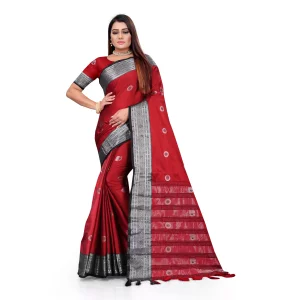 Beautiful Zari Woven Cotton Saree Beautiful Zari Woven Cotton Saree