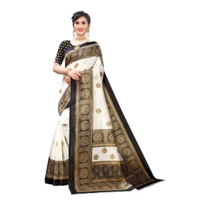 Trendy Printed Art Silk Sarees