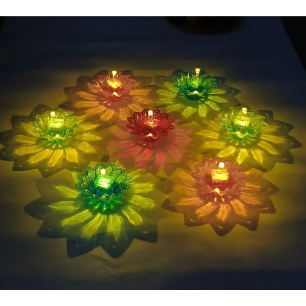 Water Sensor Diya - E-Diya Lights Led Candle Diyas for Diwali Decoration Home