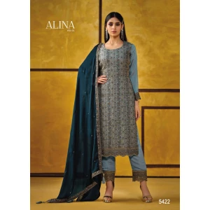 Women's Heavy Designer Kurta-Pant and Dupatta Set