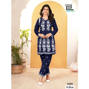 Women's Top + Pant  Coo-rd Set collection in Lakhnavi Work