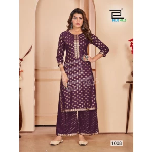 Women's Kurti and Plazzo set available in beautiful