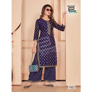 Women's Kurti and Palazzo Set