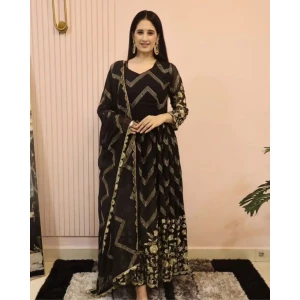 Women's Beautiful Designer Gown With Dupatta