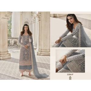 Women's Trending Rayon Top With Cotton Thread Embroidered Work And Plazzo