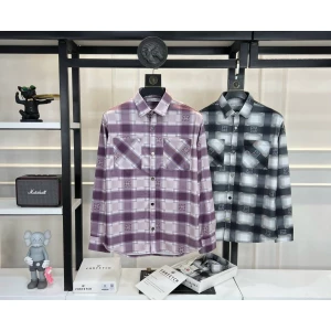 Mens Givenchy Double Pocket Premium Purple Shirt