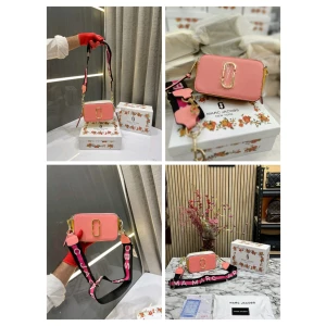 Women's Marc Jacobs Pink Snapshot Crossbody Bag