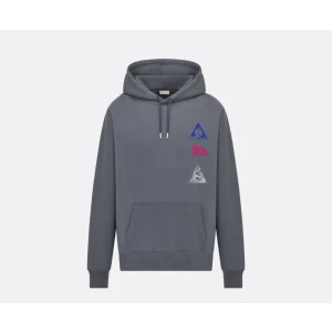 Men’s Christian Dior Grey Hoodie Sweatshirt