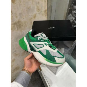 Men’s Amiri MA Runner White Green Sneakers