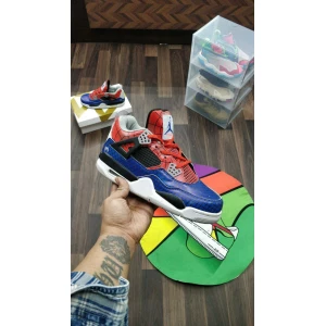 Mens Jordan Retro 4 "Spider Man" Limited Edition Sneakers