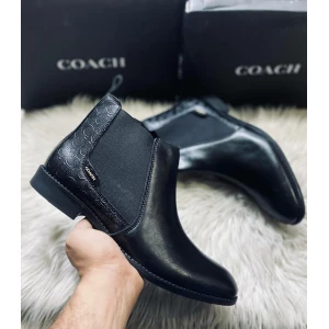 Men’s Coach Black High Ankle Boots