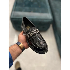 Men’s Fendi Black Loafers