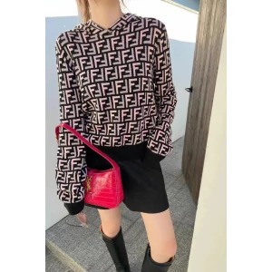 Women's Fendi FF Monogram Hoodie