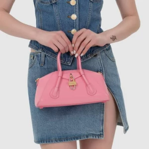 Women's Givenchy Antigona Mini Stretch Leather Pink Shoulder Bag with Strap
