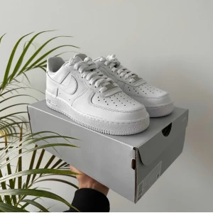 Nike Airforce 1 White Pure Leather Sneakers For Men & Women