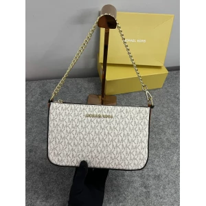 Women's Michael Kors Jet Set MK Chain Pouchette Shoulder Bag