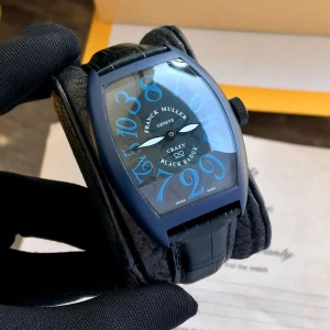 Men's Frank Muller Crazy Hours Black Badge Rolls Royce Limited Edition Luxury Watch