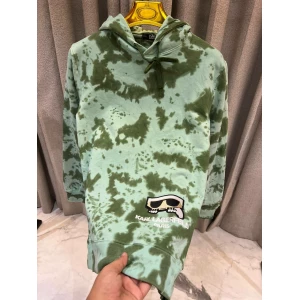 Men’s Karl Lagerfeld Green Tie Die Premium Hoodie