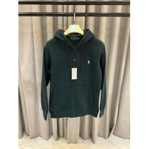 Men’s Ralph Lauren Signature Logo Green Zipper Hoodie
