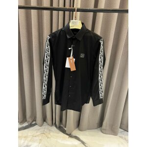 Men's Christian Dior CD Monogram Printed Premium Partywear Shirt