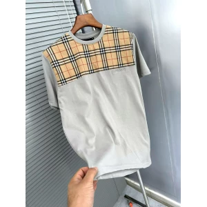 Men's Burberry Imported Premium Grey Roundneck T-shirt