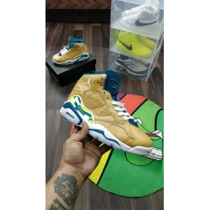 Men's Nike Air Jordan 6 Jumpman Trainer 1 Coriander Shoes