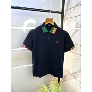 Men's Fred Perry Blue Polo T-shirt