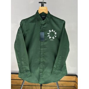 Men's All Saints Premium Green Full Sleeve Cotton Shirt