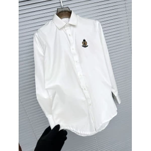 Men's Burberry White Full Sleeves 2024 Luxury Shirt
