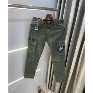 Premium G-Star Raw Green Cotton Cargo Pant For Men