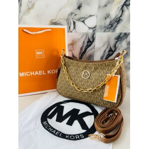 Women's Michael Kors All Over MK Sling Bag with Shoulder Strap