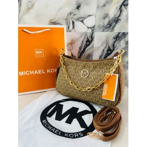 Women's Michael Kors All Over MK Sling Bag with Shoulder Strap