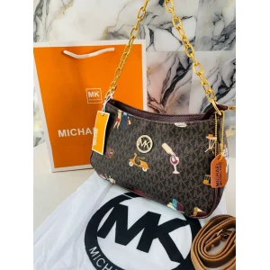 Women's Michael Kors All Over MK Sling Bag with Shoulder Strap