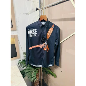 Men's Dolce & Gabbana White Shirt With Brand Box And Carrybag