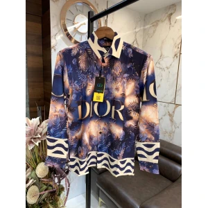 Men's Christian Dior Printed Casual Shirt