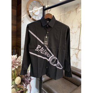 Men's Balenciaga Printed Casual Shirt