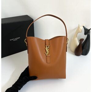 Women's Yves Saint Laurent Bucket Bag in Brown