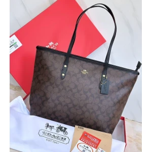 Women's Coach CC Monogram Signature Office Tote Bag