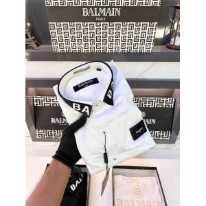 Men's Balmain Paris Designer Partywear White Shirt