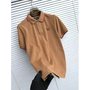 Men's Fred Perry Brown Polo Tshirt