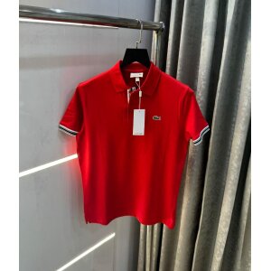 Lacoste Red Polo Tshirt For Men